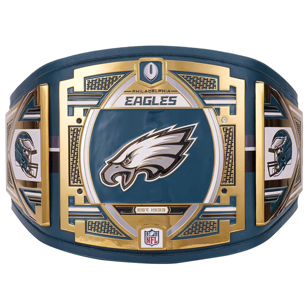 Philadelphia Eagles WWE Legacy Title Belt for NFL Football Fans