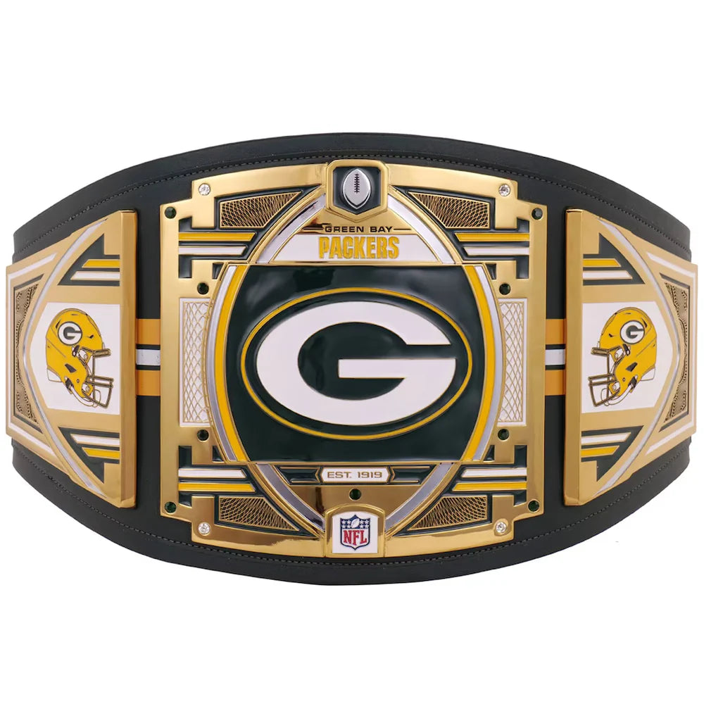 Green Bay Packers WWE Legacy Title Belt for NFL Football Fans