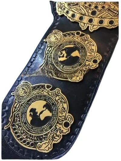 IWGP Heavyweight Championship Belt with 4MM Zinc Plates