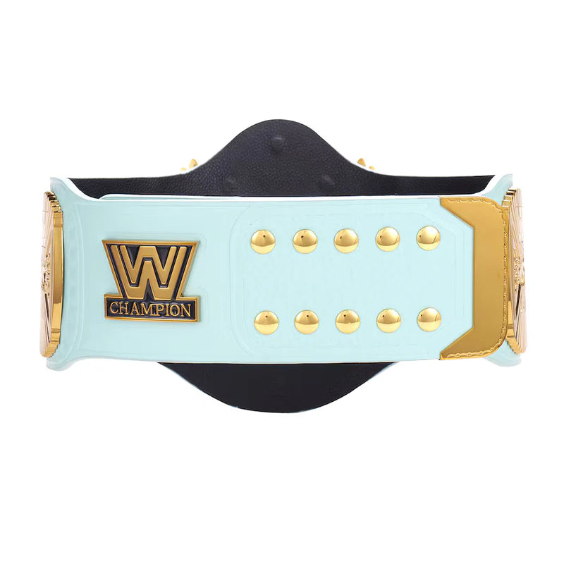 Light Blue Winged Eagle Deluxe Replica Wrestling Championship Belt