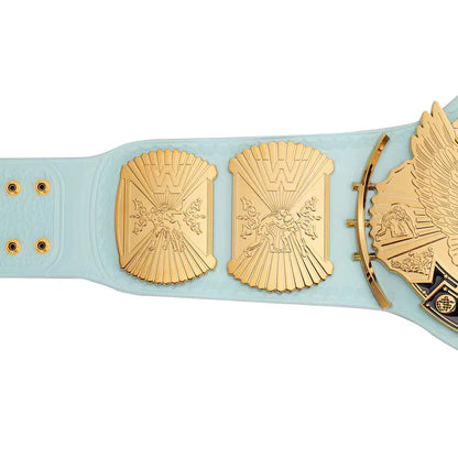Light Blue Winged Eagle Deluxe Replica Wrestling Championship Belt