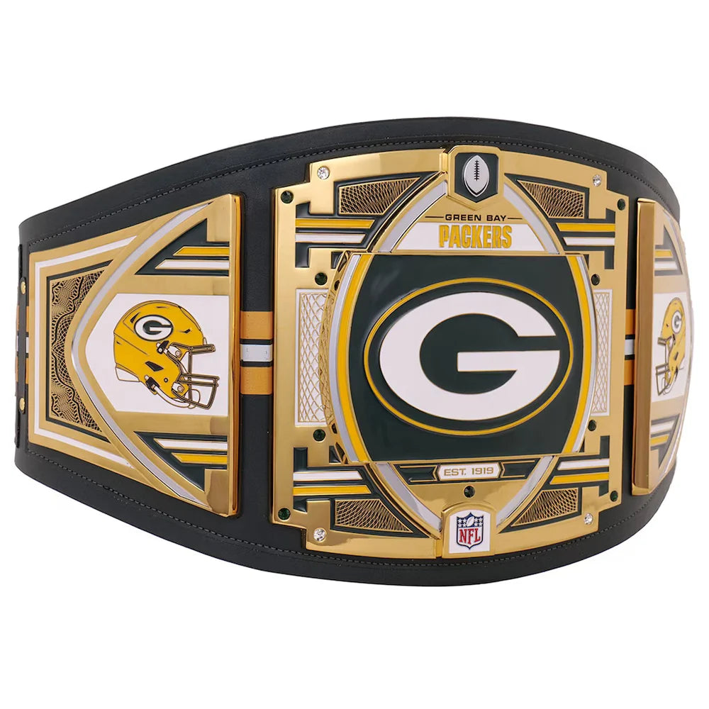 Green Bay Packers WWE Legacy Title Belt for NFL Football Fans