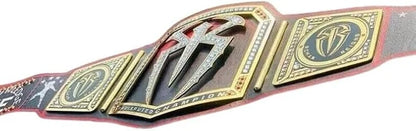 Wrestling championship belt with detailed design