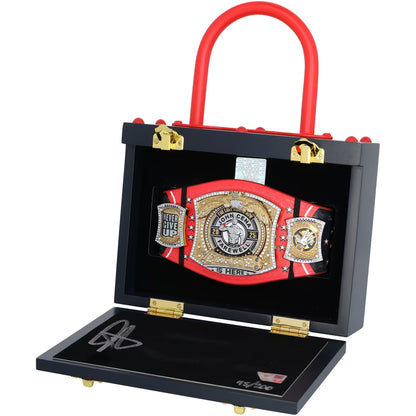 John Cena WWE Autographed Last Match Mini Title Belt