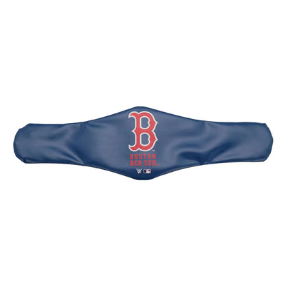 A navy blue Boston Red Sox golf club cover featuring the team's red and white 'B' logo and 'BOSTON RED SOX' text, displayed on a clean white background.