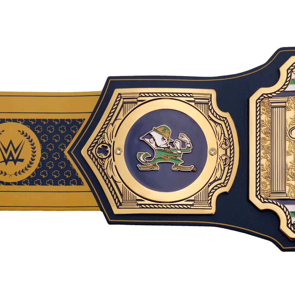 Notre Dame Fighting Irish WWE Legacy Championship Title Belt
