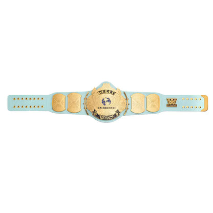 Light Blue Winged Eagle Deluxe Replica Wrestling Championship Belt