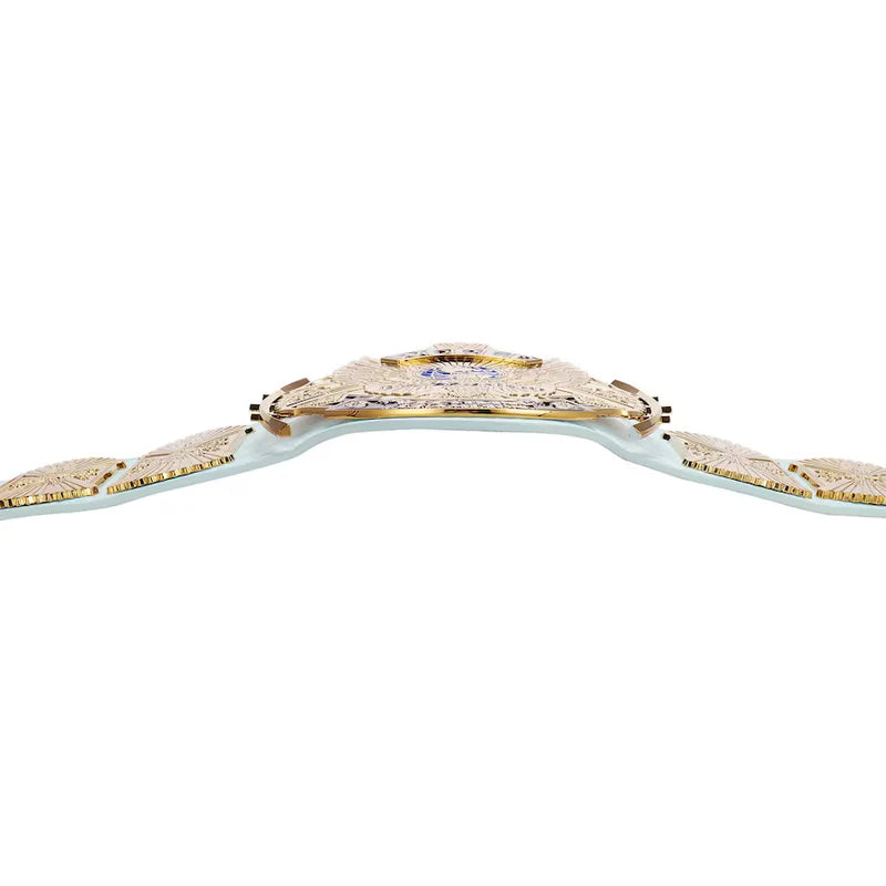 Light Blue Winged Eagle Deluxe Replica Wrestling Championship Belt