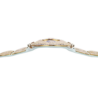 Light Blue Winged Eagle Deluxe Replica Wrestling Championship Belt
