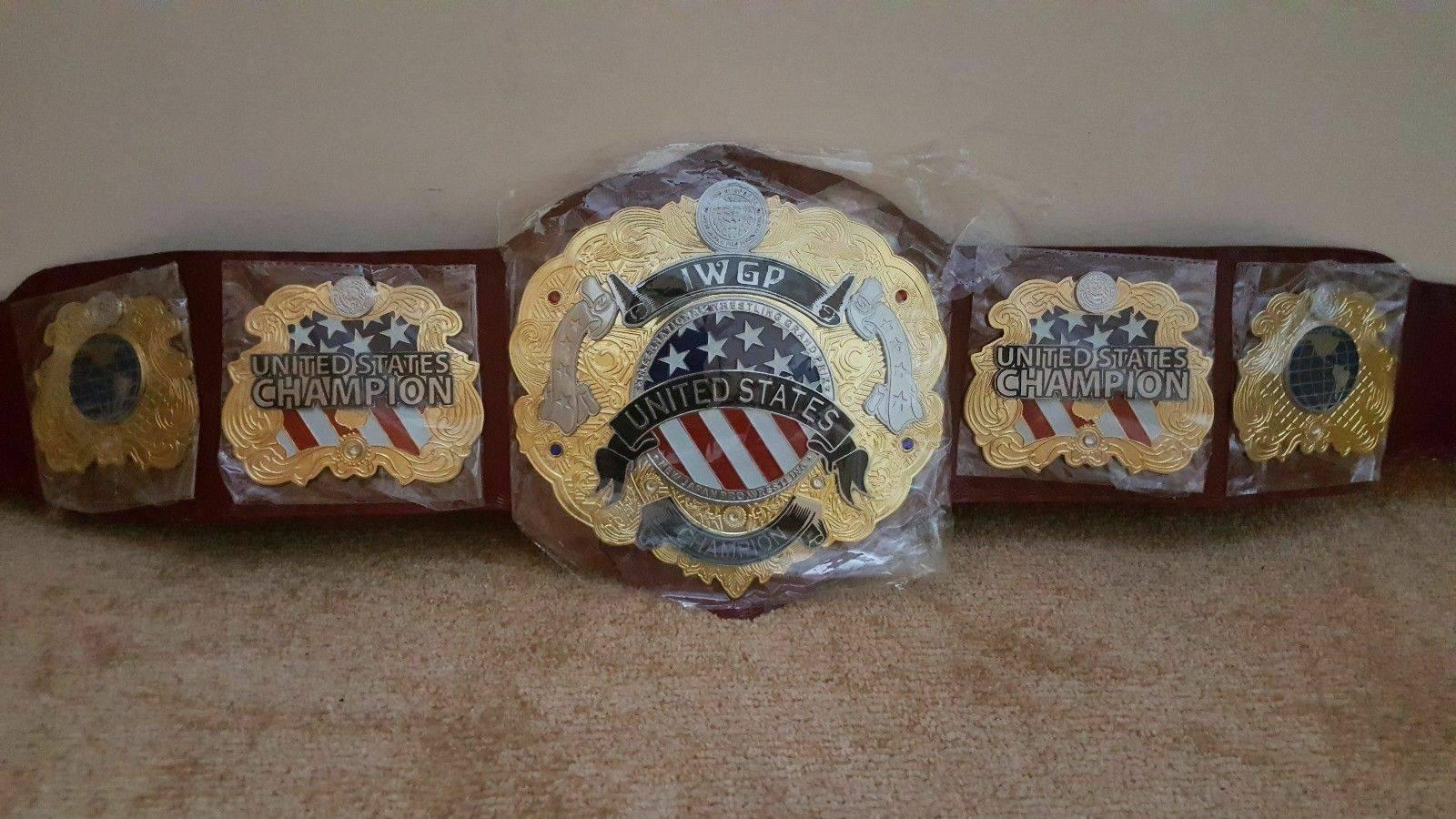 IWGP United States Double Stacked Championship Belt Replica