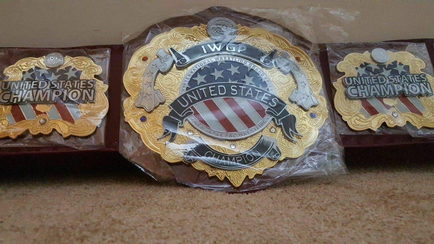IWGP United States Double Stacked Championship Belt Replica
