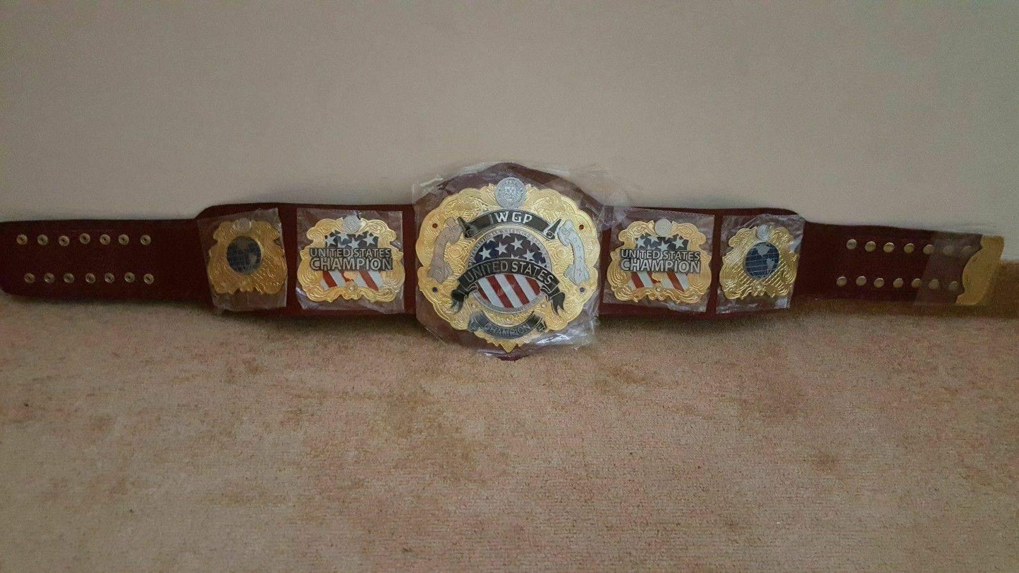 IWGP United States Double Stacked Championship Belt Replica
