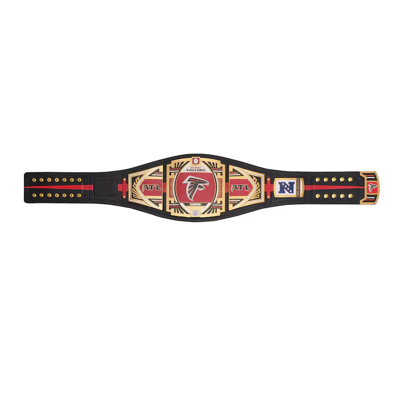 Atlanta Falcons championship belt on a white background
