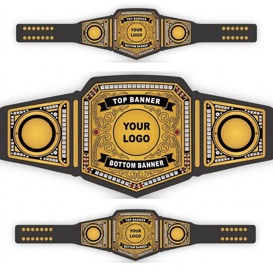 Custom Wrestling Championship Title Belt Design