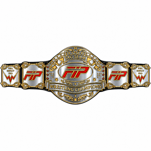 Custom Design Tag Team FIP Wrestling Championship Belt