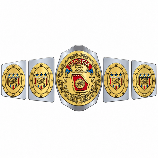 Custom Design Georgia NWA Heavyweight Championship Belt