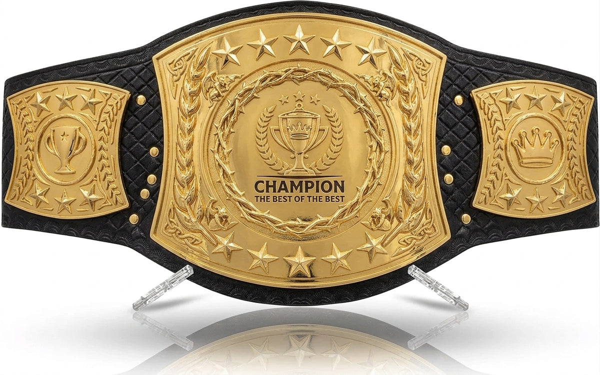 Image Alt Text:
Customizable Personalized Championship Wrestling Belt for All Sports
