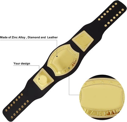 Image Alt Text:
Customizable Personalized Championship Wrestling Belt for All Sports
