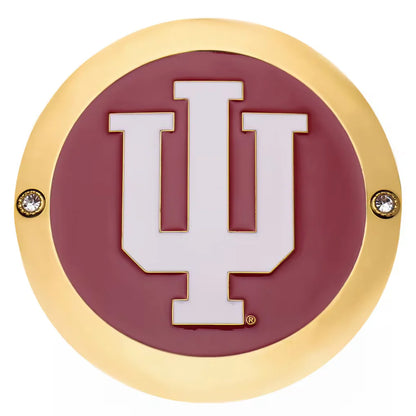 Indiana Hoosiers 16MM Replica Side Plates with Deluxe Display Box 