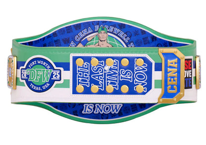 John Cena Farewell Tour 2025 Wrestling championship belt with text and graphics on a white background