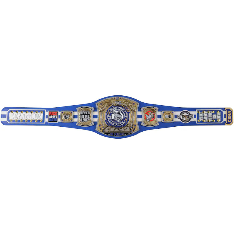 John Cena Legacy Farewell 2025 Autographed Indy Replica Belt 