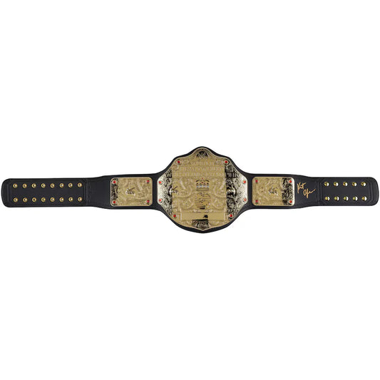 WWE New York Knicks championship belt on a white background