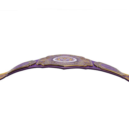 Purple championship belt with gold accents on a white background LSU Tigers Legacy Championship Title Belt