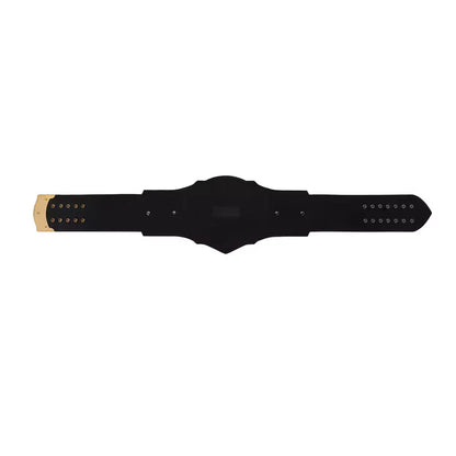 Missouri Tigers Legacy Championship Belt Black belt with gold buckle on a white background