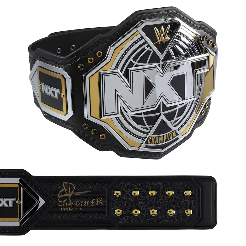 WWE NXT championship belt on a white background