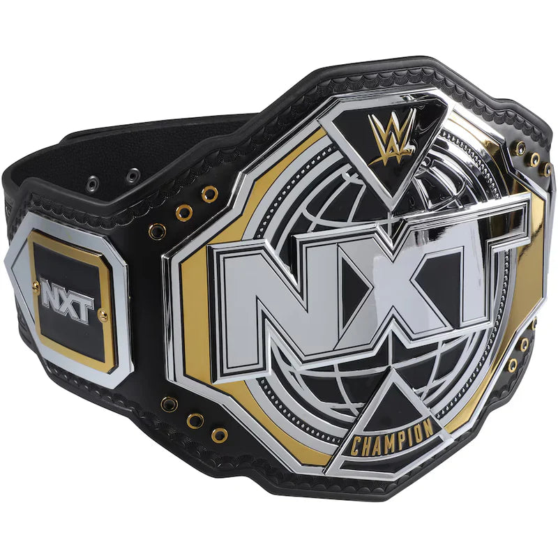 WWE NXT championship belt on a white background