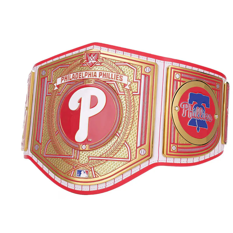 WWE Philadelphia Phillies championship belt on a white background