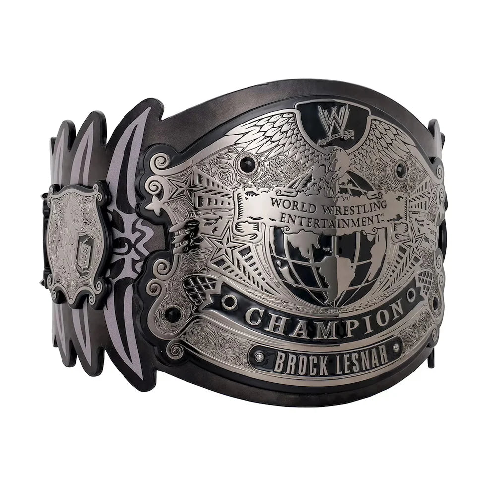 WWE championship belt with detailed design on a white background