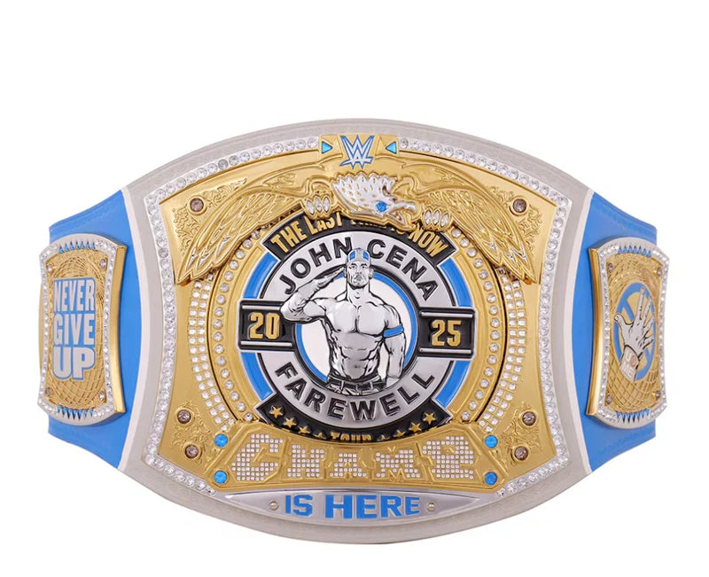 Grand Rapids Exclusive John Cena Farewell Tour 2025 Spinner Championship Replica Title
