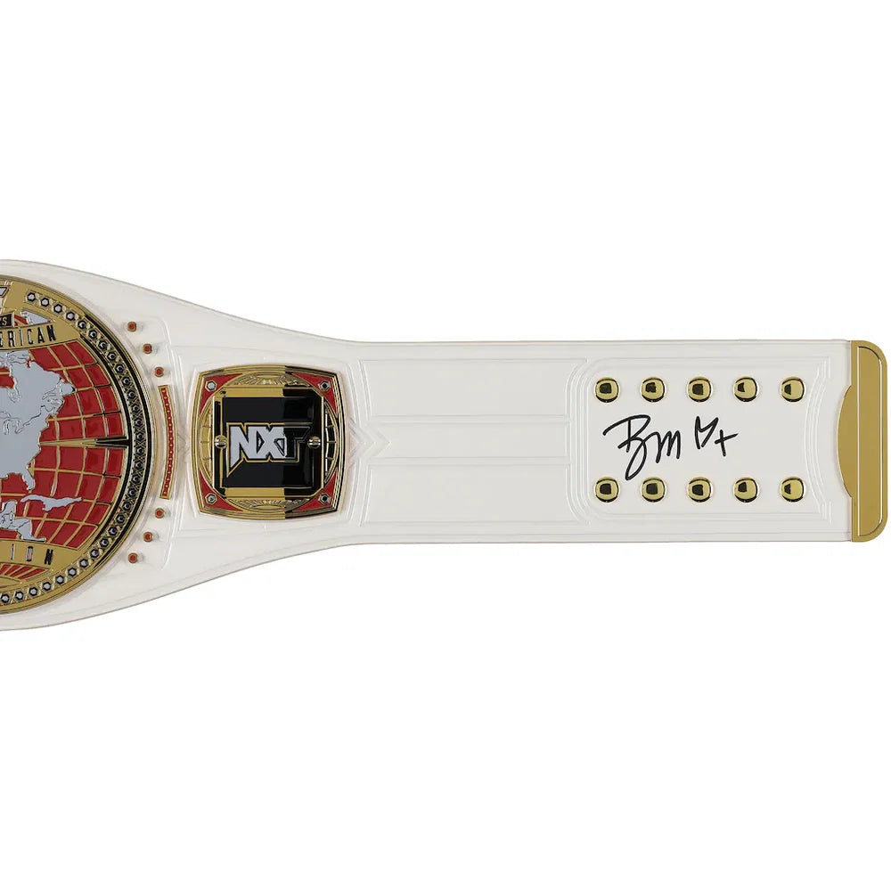 Blake Monroe WWE NXT Women's North American Championship Autographed Replica Title Belt