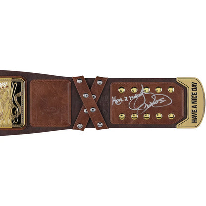 Mankind WWE Autographed Signature Series Replica Title Belt