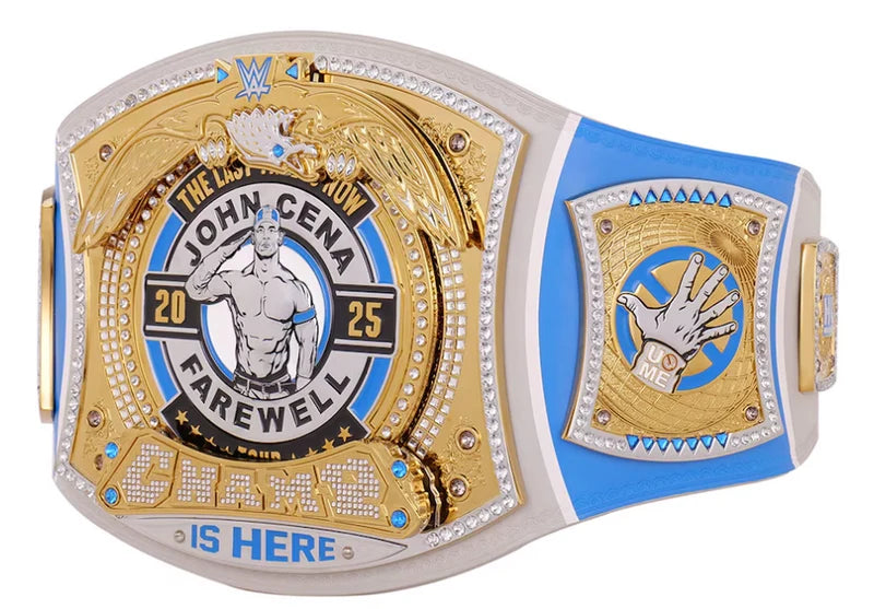 Grand Rapids Exclusive John Cena Farewell Tour 2025 Spinner Championship Replica Title