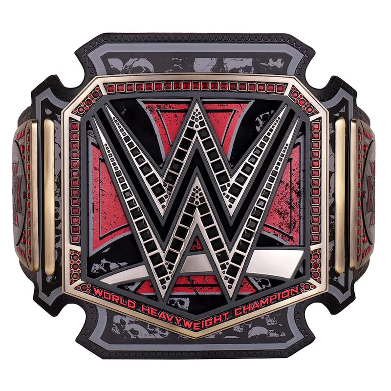 WWE World Heavyweight Championship belt on a white background