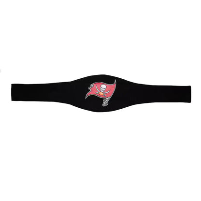 Black elbow pad with Tampa Bay Buccaneers logo on a white background