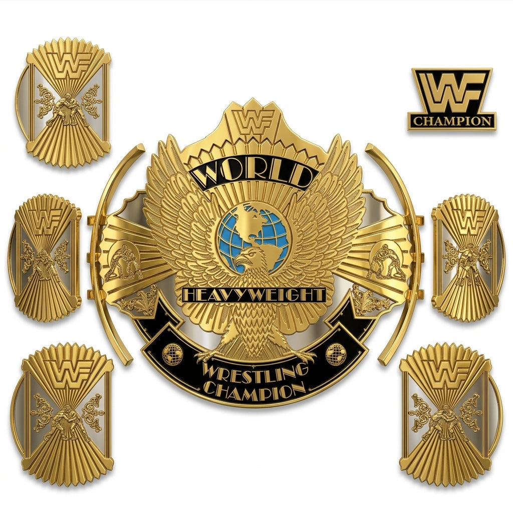 WGB-10 Custom Design Championship Belt – Personalized Wrestling Title Belt