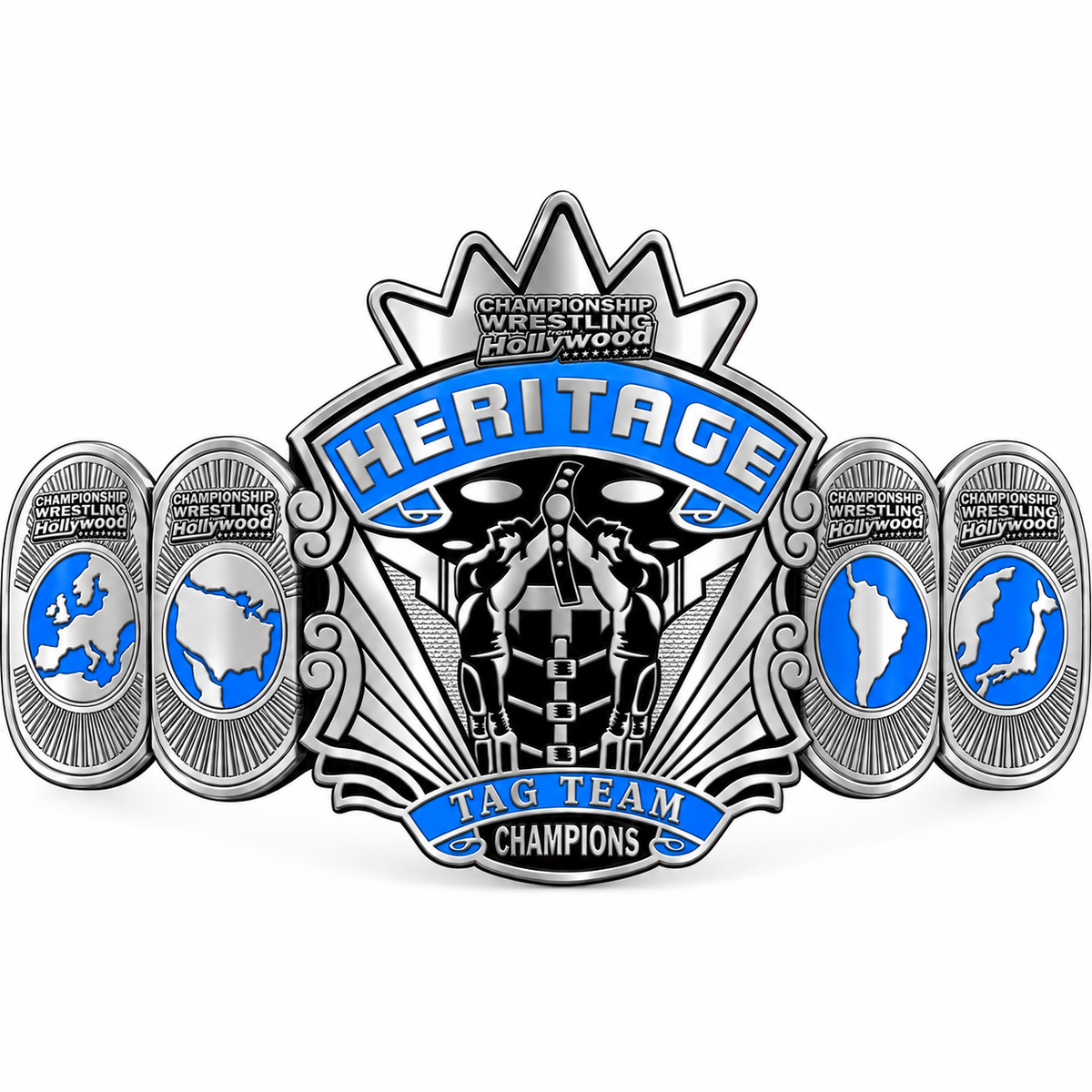 WGB-26 Custom CWH Tag Team Championship Belt