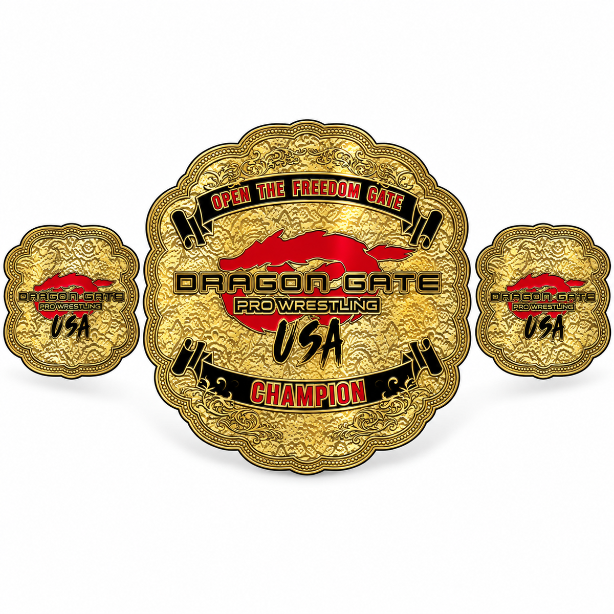 WGB-31 Custom Design Dragon Gate Pro Wrestling Championship Belt