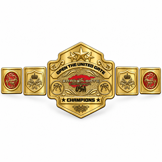 WGB-32 Custom Design Open the United Gate Championship Wrestling Belt