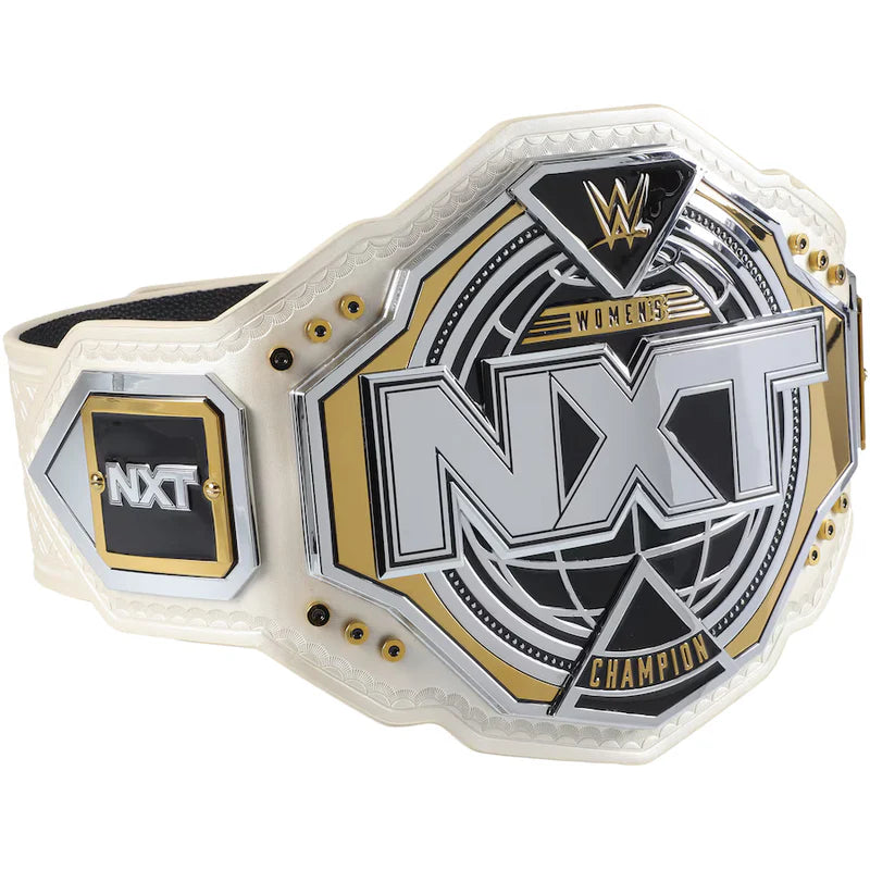 WWE NXT Women's Championship belt on a white background