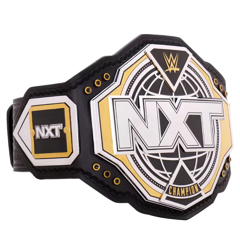 WWE NXT championship belt on a white background