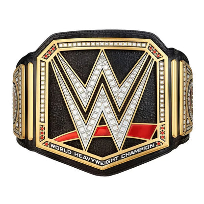 WWE World Heavyweight Championship belt on a white background