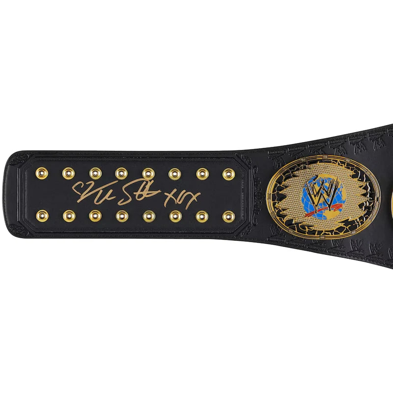 Trish Stratus & Lita Signed WWE Women’s Championship Attitude Era Replica Belt