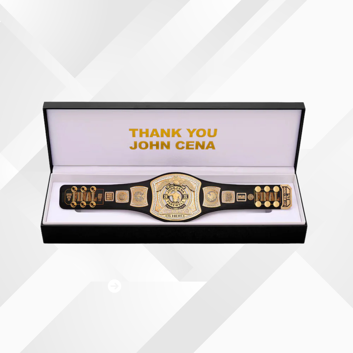 Exclusive John Cena Mini Replica Spinner Belt – Limited “Thank You, Cena” with case