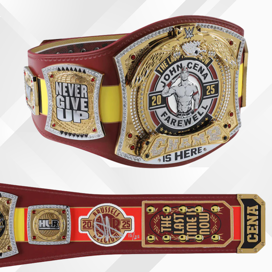John Cena Autographed Brussels 2025 Farewell Tour Replica Title Belt – Limited 25 Edition