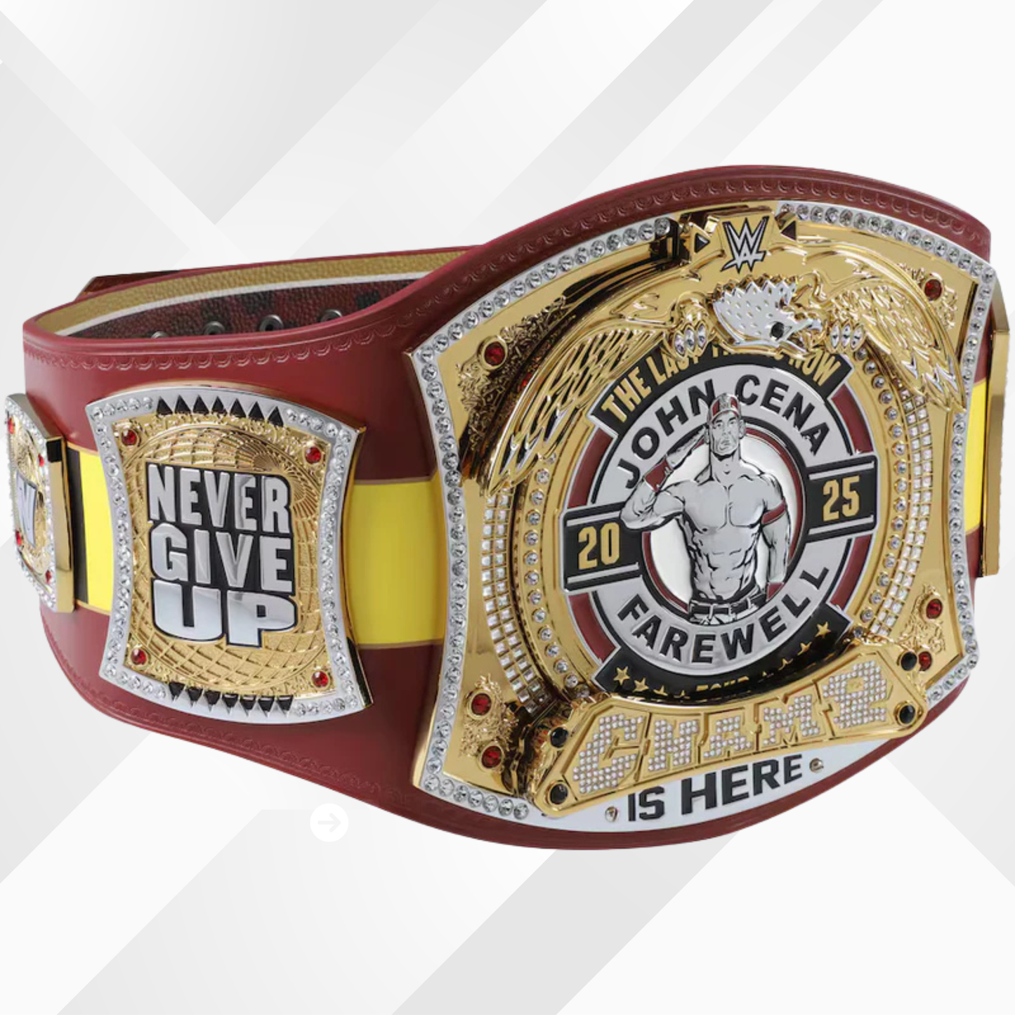 John Cena Autographed Brussels 2025 Farewell Tour Replica Title Belt – Limited 25 Edition