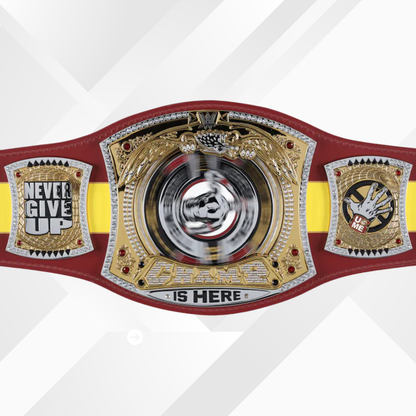 John Cena Autographed Brussels 2025 Farewell Tour Replica Title Belt – Limited 25 Edition